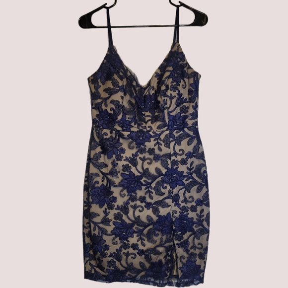 Blue Lace Dress - Picture 1 of 2